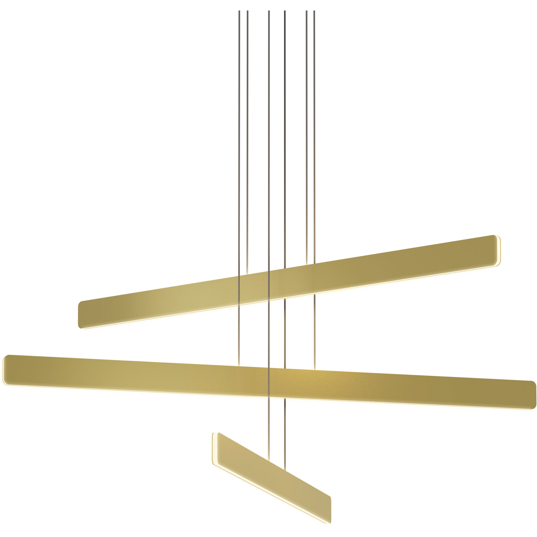 Sub LED 48 inch Gold Pendant Ceiling Light